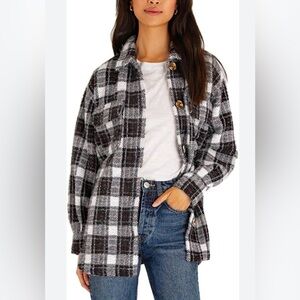 Z Supply Plaid Tucker Jacket - Size S